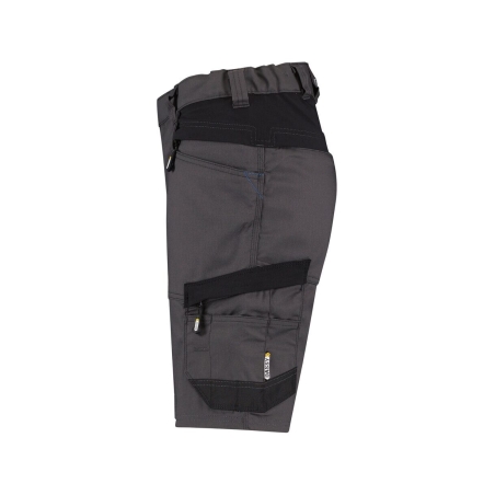 Bermuda de travail stretch multipoches Cordura Gris anthracite/noir – Dassy Axis Women