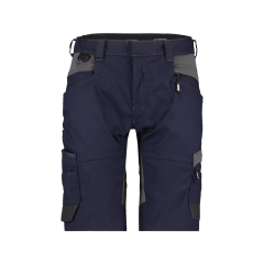 Bermuda de travail stretch multipoches Cordura Bleu nuit/gris anthracite – Dassy Axis Women
