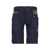 Bermuda de travail stretch multipoches Cordura Bleu nuit/gris anthracite – Dassy Axis Women