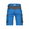 Bermuda de travail stretch multipoches Cordura Bleu azur/gris anthracite – Dassy Axis