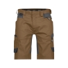 Bermuda de travail stretch multipoches Cordura Camel/gris anthracite – Dassy Axis