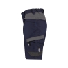 Bermuda de travail stretch multipoches Cordura Bleu nuit/gris anthracite – Dassy Axis Women
