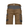 Bermuda de travail stretch multipoches Cordura Camel/gris anthracite – Dassy Axis