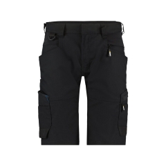 Bermuda de travail stretch multipoches Cordura Noir – Dassy Axis Women