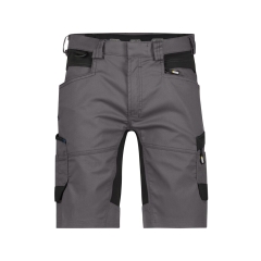 Bermuda de travail stretch multipoches Cordura Gris anthracite/noir – Dassy Axis