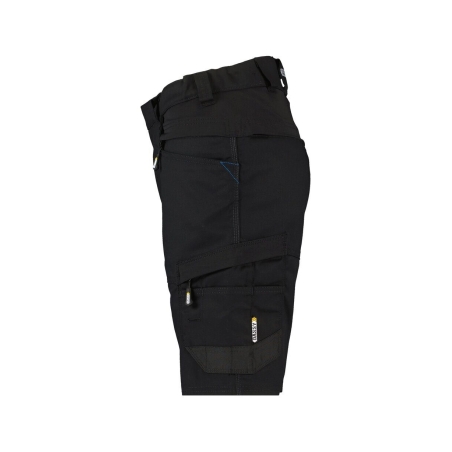 Bermuda de travail stretch multipoches Cordura Noir – Dassy Axis Women