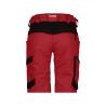 Bermuda de travail stretch multipoches Cordura Rouge/noir – Dassy Axis Women