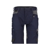 Bermuda de travail stretch multipoches Cordura Bleu nuit/gris anthracite – Dassy Axis