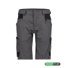 Bermuda de travail femme stretch multipoches Gris/noir – Dassy Axis Next Women