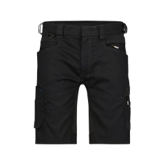 Bermuda de travail stretch multipoches Cordura Noir – Dassy Axis