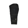 Bermuda de travail stretch multipoches Cordura Noir – Dassy Axis