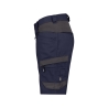 Bermuda de travail femme stretch multipoches Marine/gris – Dassy Axis Next Women