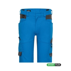 Bermuda de travail stretch multipoches 4-way adjusted fit Bleu/gris – Dassy Axis Next