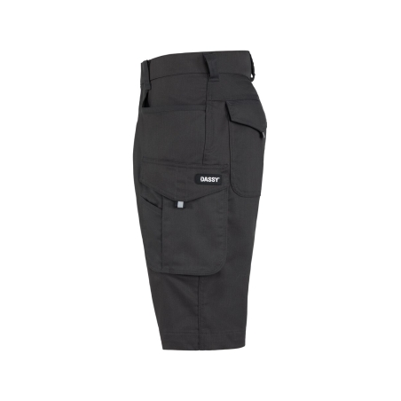 Bermuda de travail stretch multipoches 2-way Gris – Dassy Botta Flex