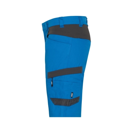 Bermuda de travail stretch multipoches 4-way adjusted fit Bleu/gris – Dassy Axis Next