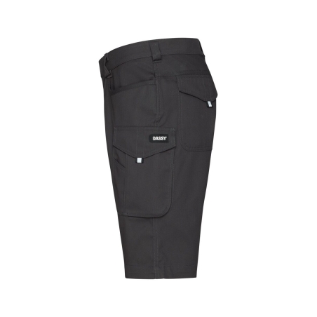 Bermuda de travail multipoches straight leg 245 g/m² Gris – Dassy Botta
