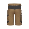 Bermuda de travail stretch multipoches 4-way adjusted fit Camel/gris – Dassy Axis Next