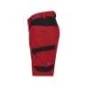 Bermuda de travail femme stretch multipoches Rouge/noir – Dassy Axis Next Women