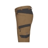 Bermuda de travail stretch multipoches 4-way adjusted fit Camel/gris – Dassy Axis Next