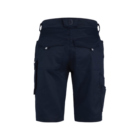 Bermuda de travail stretch multipoches 2-way Marine – Dassy Botta Flex