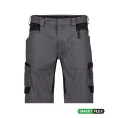 Bermuda de travail stretch multipoches 4-way adjusted fit Gris/noir – Dassy Axis Next