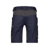 Bermuda de travail stretch multipoches 4-way adjusted fit Marine/gris – Dassy Axis Next