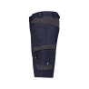 Bermuda de travail stretch multipoches 4-way adjusted fit Marine/gris – Dassy Axis Next