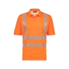 Polo haute visibilité manches courtes anti-UV UPF 50+ classe 2 Orange fluo – Dassy Brandon