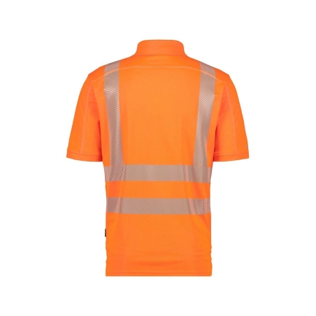 Polo haute visibilité manches courtes anti-UV UPF 50+ classe 2 Orange fluo – Dassy Brandon