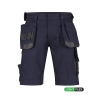Bermuda de travail multipoches stretch Cordura Bleu nuit/gris anthracite – Dassy Bionic