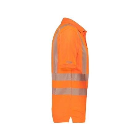 Polo haute visibilité manches courtes anti-UV UPF 50+ classe 2 Orange fluo – Dassy Brandon