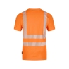 T-shirt haute visibilité manches courtes UPF 50+ tissu recyclé Orange fluo – Dassy Carter