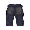 Bermuda de travail multipoches stretch Cordura Bleu nuit/gris anthracite – Dassy Bionic
