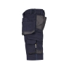 Bermuda de travail multipoches stretch Cordura Bleu nuit/gris anthracite – Dassy Bionic