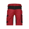 Bermuda de travail stretch multipoches 4-way adjusted fit Rouge/noir – Dassy Axis Next