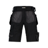 Bermuda de travail multipoches stretch Cordura Noir/gris anthracite – Dassy Bionic