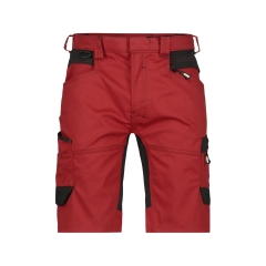 Bermuda de travail stretch multipoches Cordura Rouge/noir – Dassy Axis