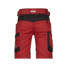 Bermuda de travail stretch multipoches Cordura Rouge/noir – Dassy Axis