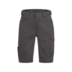 Bermuda de travail stretch multipoches coupe droite femme Gris – Dassy Botta Flex women