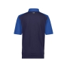 Polo de travail bicolore manches courtes coton piqué Marine/bleu roi – Dassy Cesar