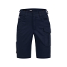 Bermuda de travail stretch multipoches coupe droite femme Marine – Dassy Botta Flex women