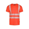 T-shirt haute visibilité manches courtes anti-UV UPF 50+ classe 2 Rouge fluo – Dassy Carter
