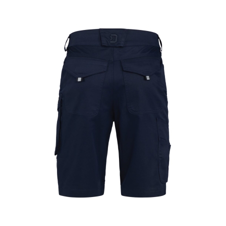 Bermuda de travail stretch multipoches coupe droite femme Marine – Dassy Botta Flex women