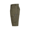 Bermuda de travail stretch multipoches coupe droite femme Kaki – Dassy Botta Flex women