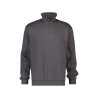Sweat-shirt de travail zippé col montant 290 g/m² Gris ciment – Dassy Felix