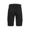 Bermuda de travail stretch multipoches coupe droite femme Noir – Dassy Botta Flex women