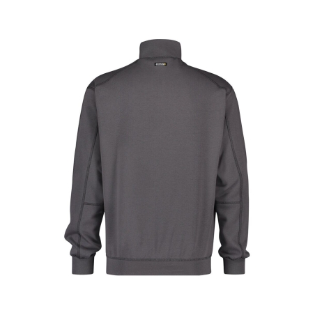 Sweat-shirt de travail zippé col montant 290 g/m² Gris ciment – Dassy Felix