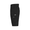 Bermuda de travail stretch multipoches coupe droite femme Noir – Dassy Botta Flex women