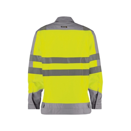 Veste haute visibilité multinormes antistatique arc électrique Jaune fluo/gris graphite – Dassy Franklin