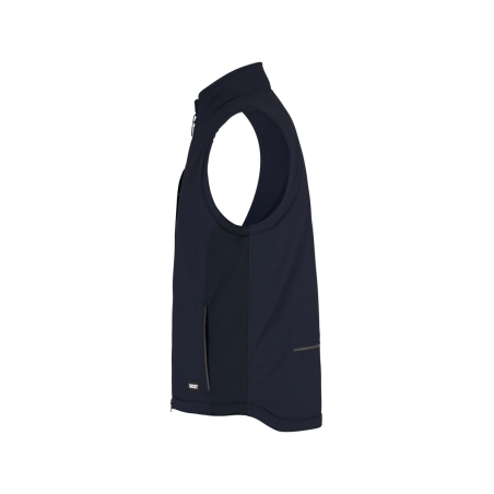 Gilet de travail stretch sans manches hydrofuge Marine – Dassy FRAME